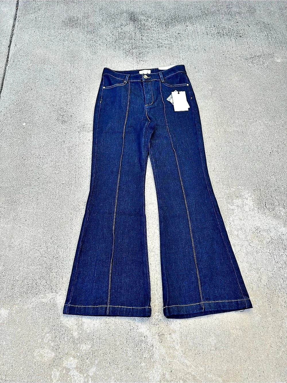 Current/Elliott The Soulmate Hip Rise Dark Wash Jeans NWT 10